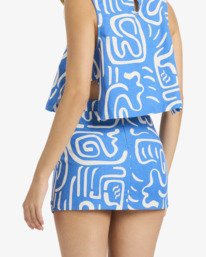 4 Wave Washed - Chemise oversize pour Femme Bleu 24B144500 Billabong