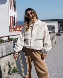 0 Since 73 Set The Tone - Giacca di velluto da Donna White 24B151670 Billabong