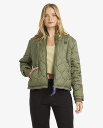 1 Cuesta - Bomber Jacket for Women Green 24B153502 Billabong
