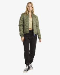 2 Cuesta - Bomber Jacket for Women Green 24B153502 Billabong