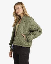 5 Cuesta - Bomber Jacket for Women Green 24B153502 Billabong