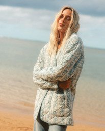 0 Day Dreamin - Oversized Jacket for Women Blue 24B154502 Billabong