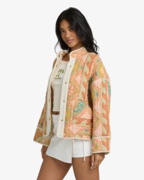 3 Folk Story 2 - Quilted Jacket for Women Beige 24B154503 Billabong