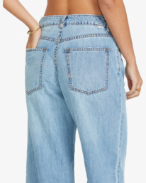 5 Washed By The Sun - Pantaloni in denim da Donna Blue 24B191502 Billabong