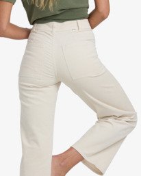 1 Free Fall - Pantaloni di Velluto da Donna White 24B193500 Billabong
