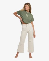 2 Free Fall - Pantaloni di Velluto da Donna White 24B193500 Billabong