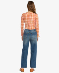 2 Shifter Straight Leg - Jean droit pour Femme Bleu 24B193501 Billabong