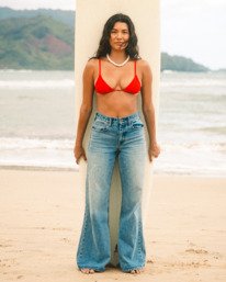 0 Free Fall - Flared Jeans for Women Multi 24B193502 Billabong