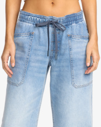 7 Zonte E Waist - Elasticated Denim Jeans for Women Brown 24B193503 Billabong