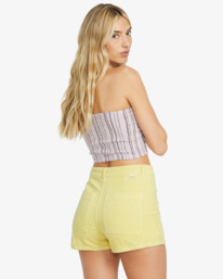 2 Free Fall - Denim Short voor Dames Yellow 24B201503 Billabong