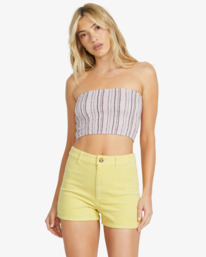 0 Free Fall - Denim Shorts for Women Yellow 24B201503 Billabong