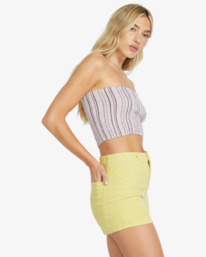 3 Free Fall - Denim Short voor Dames Yellow 24B201503 Billabong