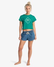 1 Eezy Waist - Elasticated Denim Shorts for Women Black 24B201600 Billabong