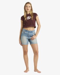 2 Funster - Denim Shorts for Women Orange 24B201670 Billabong