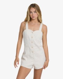 0 Misshape - Jeanslatzhose f&uuml;r Frauen Weiss 24B281603 Billabong