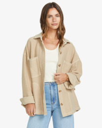 0 Everytime - Shacket à manches longues pour Femme Beige 24B311501 Billabong