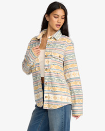 3 Forge - Hemdjacke für Frauen Weiss 24B311502 Billabong