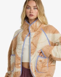 4 Dawney Snap Up - Felpa con automatico da Donna White 24B311600 Billabong