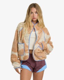 0 Dawney Snap Up - Felpa con automatico da Donna White 24B311600 Billabong