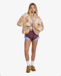 1 Dawney Snap Up - Felpa con automatico da Donna White 24B311600 Billabong