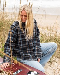 0 Breezy - Shacket for Women Black 24B314501 Billabong