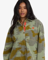 1 Breezy - Giacca camicia da Donna Green 24B314501 Billabong