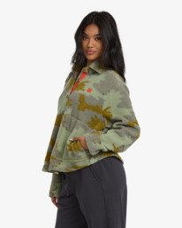 4 Breezy - Giacca camicia da Donna Green 24B314501 Billabong