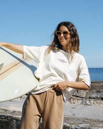 0 Since 73 Barrels - Short Sleeve T-Shirt for Women White 24B351670 Billabong