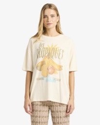 0 Freshest Things - Oversized T-shirt voor Dames White 24B351675 Billabong