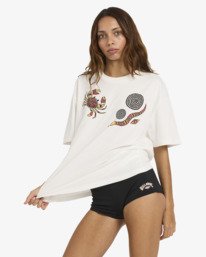 3 Otis Estuary - Short Sleeve T-Shirt for Women White 24B351685 Billabong