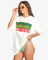 5 Mami Wata Surf Africa - Oversized T-Shirt for Women White 24B352523 Billabong
