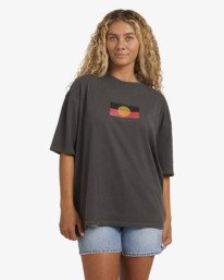 0 Otis Flag - Oversized T-Shirt for Women Black 24B353581 Billabong