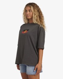 3 Otis Flag - Oversized T-Shirt for Women Black 24B353581 Billabong