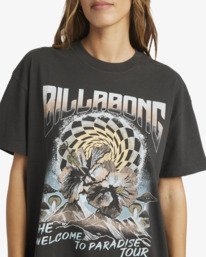 4 Paradise Tour - Oversized T-Shirt for Women Black 24B354576 Billabong