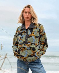 0 Switchback - Mock Neck Sweatshirt for Women Green 24B411506 Billabong