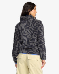 2 Switchback - Mock Neck Sweatshirt for Women Black 24B411506 Billabong