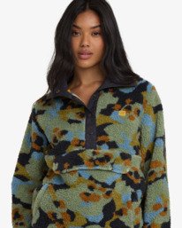 1 Switchback - Felpa con collo alto da Donna Green 24B411506 Billabong
