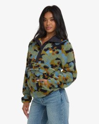 4 Switchback - Felpa con collo alto da Donna Green 24B411506 Billabong