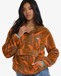 1 Switchback - Felpa con collo alto da Donna Orange 24B411506 Billabong