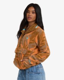 4 Switchback - Felpa con collo alto da Donna Orange 24B411506 Billabong