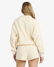 2 Classic Feels - Sweat demi-zip pour Femme Blanc 24B411603 Billabong