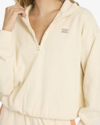 4 Classic Feels - Sweat demi-zip pour Femme Blanc 24B411603 Billabong