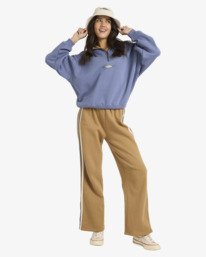 1 Since 73 Wave Break - Sweatshirt mit Halbrei&szlig;verschluss f&uuml;r Frauen Blau 24B411671 Billabong