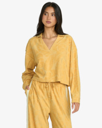 0 SUN PALM TERRY P/O FLC Gelb 24B412500 Billabong