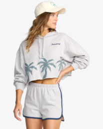 3 Triple Palms - Kapuzenpulli für Frauen Grau 24B413503 Billabong