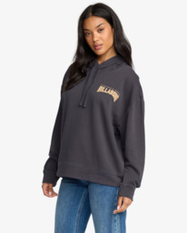 3 Keep It Up - Felpa con cappuccio da Donna Black 24B413505 Billabong