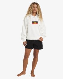 1 Otis Flag - Sweatshirt com capuz para Mulher Branco 24B413570 Billabong