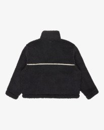 6 Getting Warm Sherpa - Fleece mit Reißverschlusskragen für Frauen Schwarz 24B414501 Billabong