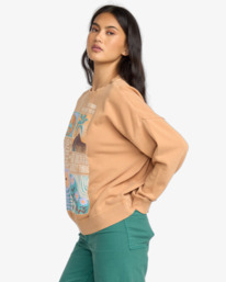 3 Echo - Sweatshirt für Frauen Beige 24B463504 Billabong