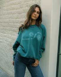 0 Time For Kendal - Sweat pour Femme Vert 24B463505 Billabong
